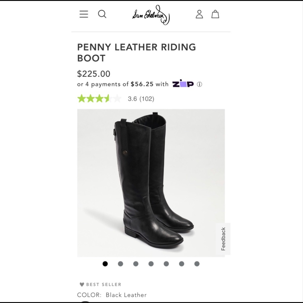 Sam Edelman Penny Leather Riding Boots